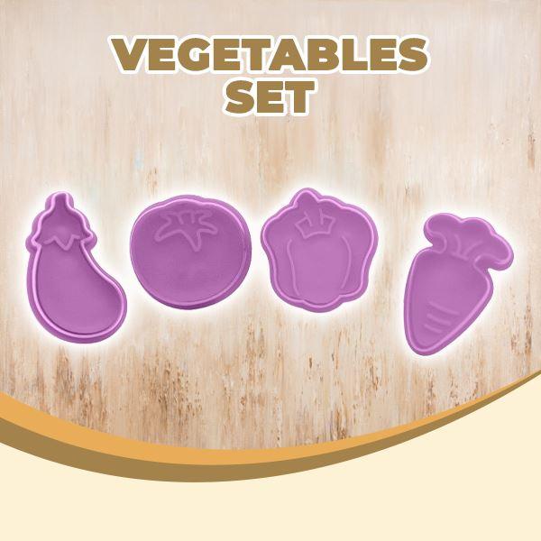 Stamp Biscuit Mold outdoorpinata Vegetable Set 