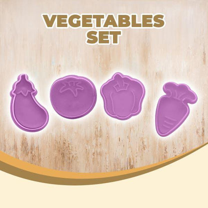 Stamp Biscuit Mold outdoorpinata Vegetable Set 
